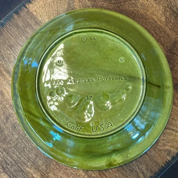 Los Angeles Potteries retro chip and dip bowl - Picture 2 of 6